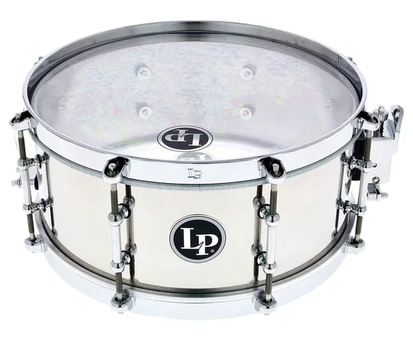 LP 13"x5,5" Salsa Snare Steel vooraanzicht