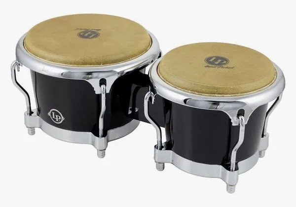LP 200XF-BK Fibreglass Bongos vooraanzicht