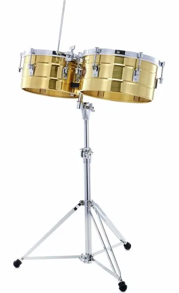 LP 255-B Timbales Set Brass detail 2