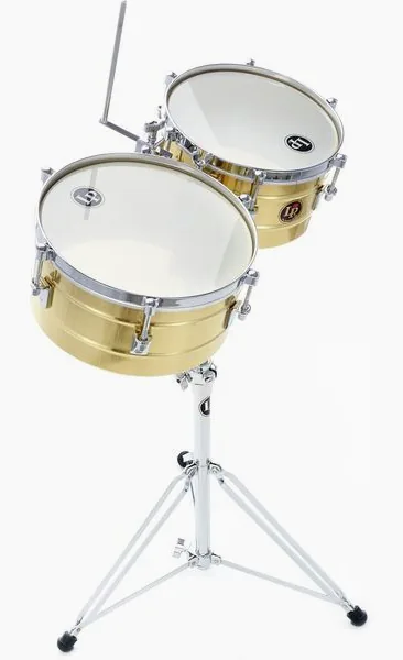 LP 255-B Timbales Set Brass detail 3