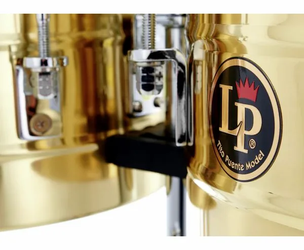 LP 255-B Timbales Set Brass detail 5