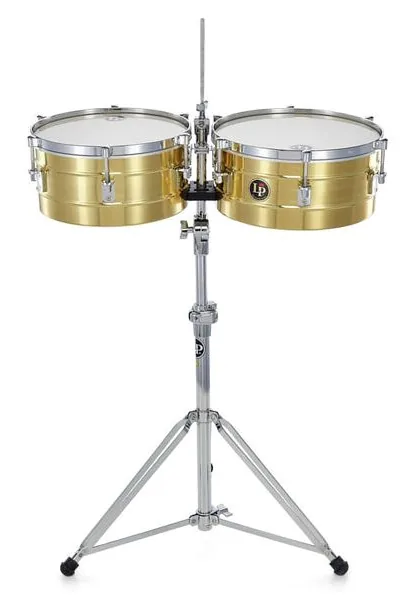 LP 256-B Timbales Set Brass detail 2