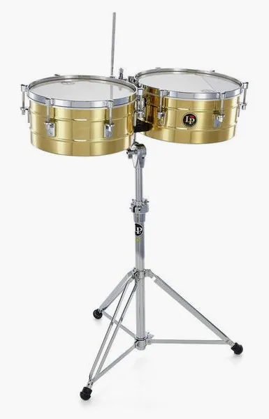 LP 256-B Timbales Set Brass detail 3
