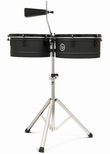 LP City Series Timbales Black vooraanzicht