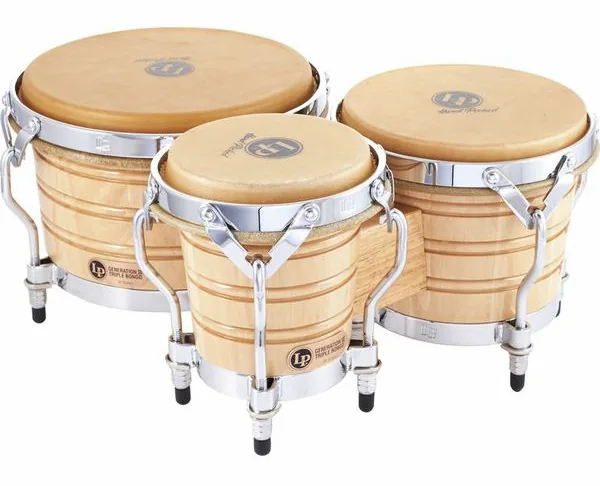LP 202AW Triple Bongo Set detail 2