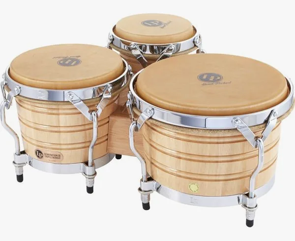 LP 202AW Triple Bongo Set vooraanzicht
