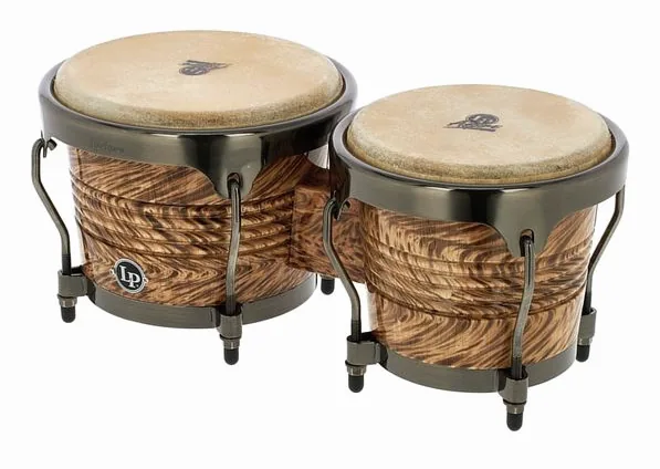 LP LPA601-HC Havana Café Bongos detail 2