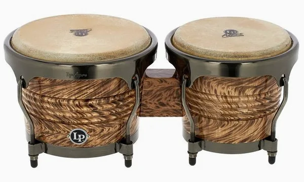 LP LPA601-HC Havana Café Bongos detail 3