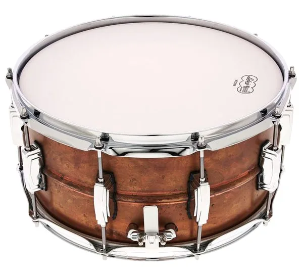 Ludwig 14"x6,5" Raw Copper Phonic detail 4