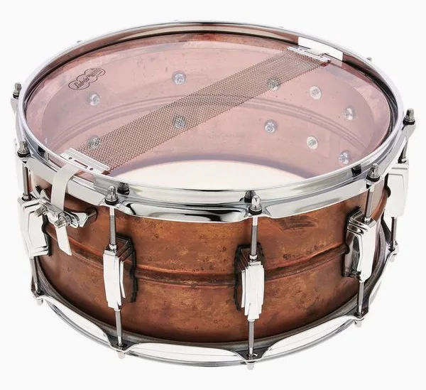 Ludwig 14"x6,5" Raw Copper Phonic detail 5