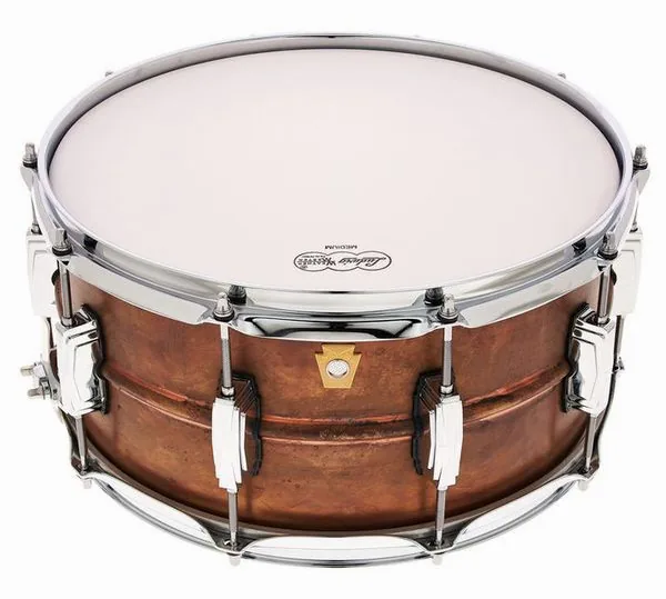 Ludwig 14"x6,5" Raw Copper Phonic vooraanzicht