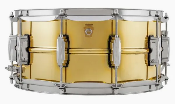 Ludwig 14"x6,5" Super Brass Snare vooraanzicht