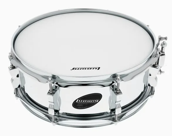 Ludwig 14"x05" Accent CS Steel Snare vooraanzicht