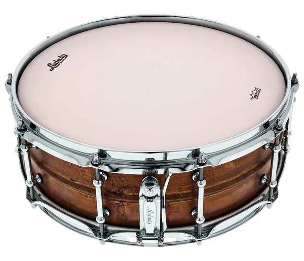 Ludwig 14"x5" Raw Copper Phonic detail 4