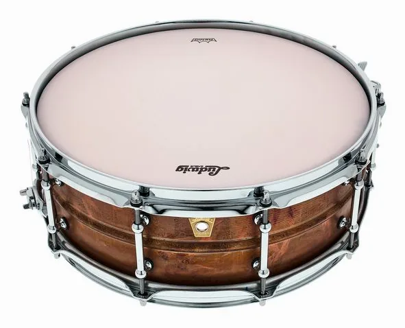 Ludwig 14"x5" Raw Copper Phonic vooraanzicht