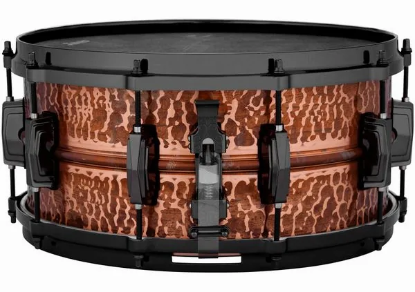 Ludwig 14"x6,5" Raw Ham. Copper Phon. detail 3