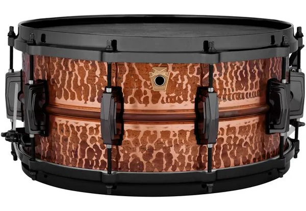 Ludwig 14"x6,5" Raw Ham. Copper Phon. vooraanzicht