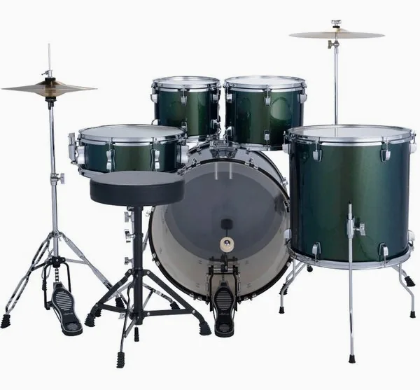 Ludwig Accent Drive 5pc Jade Dust detail 3