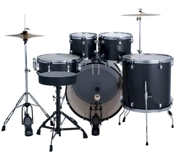 Ludwig Accent Drive 5pc Moon Dust detail 3