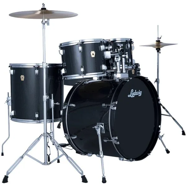 Ludwig Accent Drive 5pc Moon Dust vooraanzicht