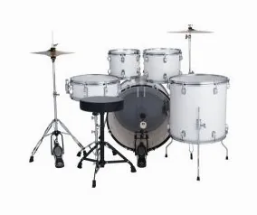 Ludwig Accent Drive 5pc Snow Dust detail 3
