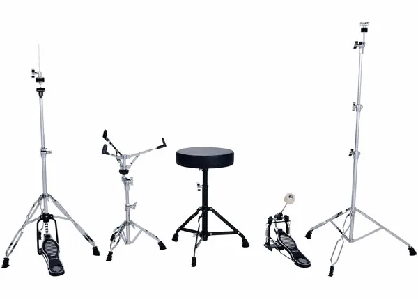 Ludwig Accent Drive 5pc Snow Dust detail 4