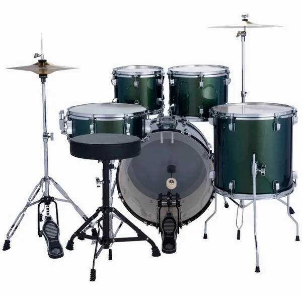 Ludwig Accent Fuse 5pc Jade Dust detail 3