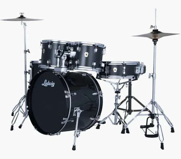 Ludwig Accent Fuse 5pc Moon Dust detail 2