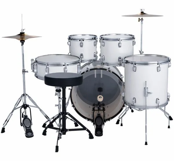 Ludwig Accent Fuse 5pc Snow Dust detail 3