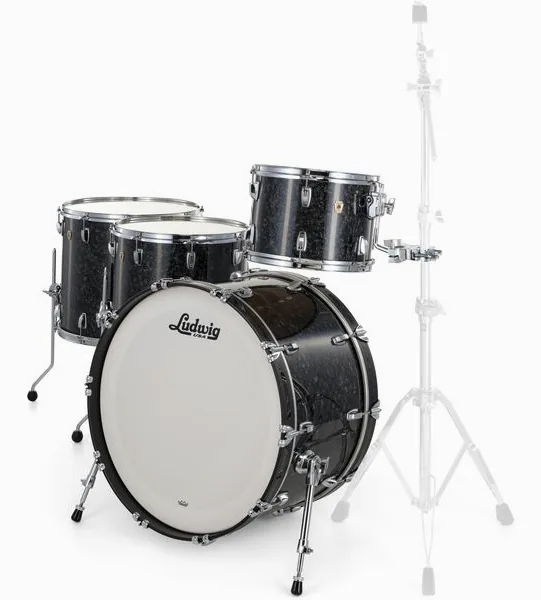 Ludwig Classic Maple 4pcs 24" Ebony P detail 2