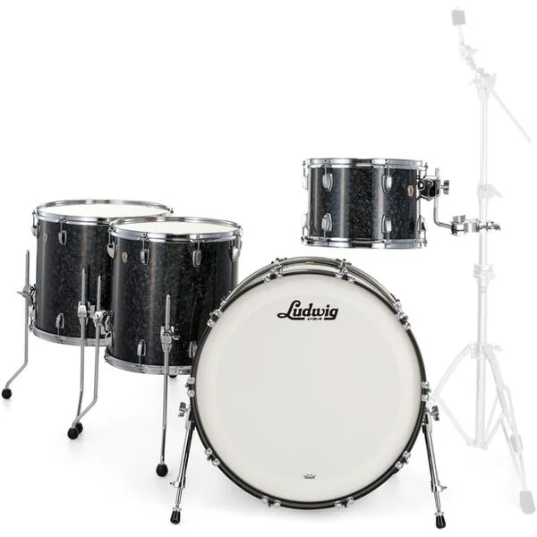 Ludwig Classic Maple 4pcs 24" Ebony P detail 3