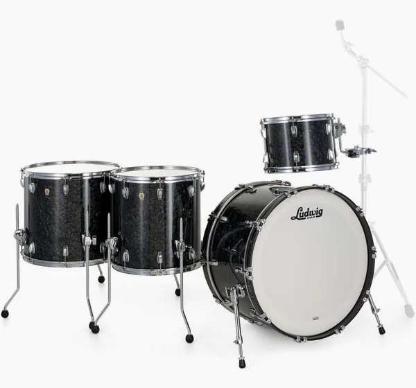 Ludwig Classic Maple 4pcs 24" Ebony P detail 4