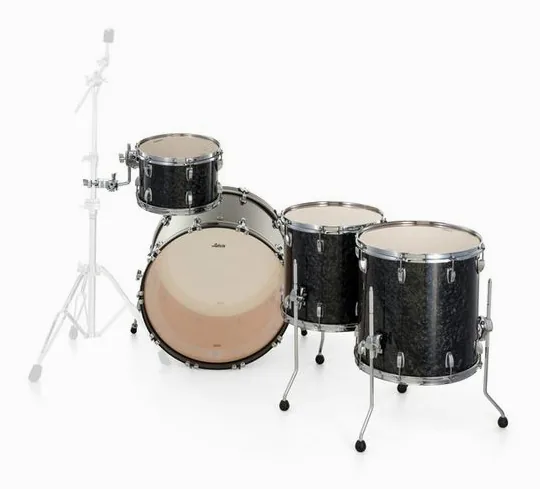 Ludwig Classic Maple 4pcs Ebony Pearl detail 5