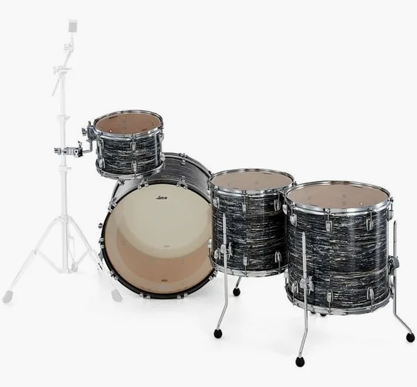 Ludwig Classic Maple 4pcs V. Black Oy detail 5