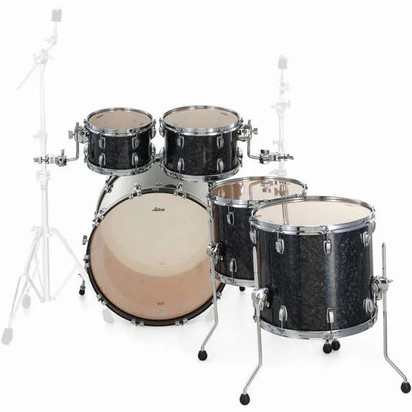 Ludwig Classic Maple 5pcs Ebony Pearl detail 5