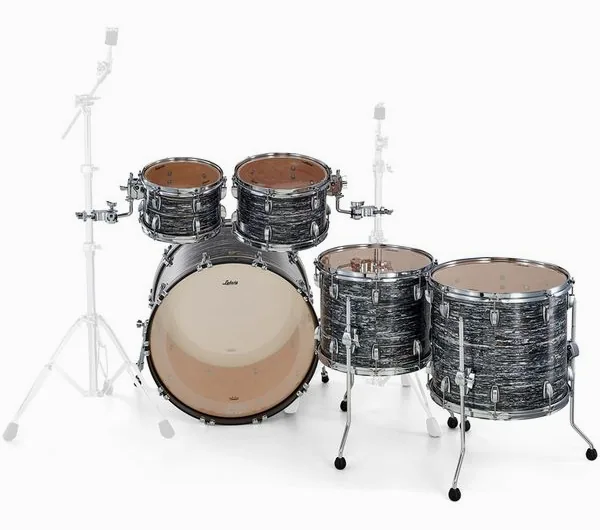 Ludwig Classic Maple 5pcs V. Black Oy detail 5
