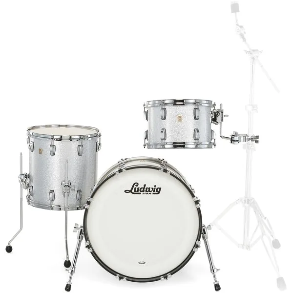 Ludwig Classic Maple Downbeat Silver detail 3