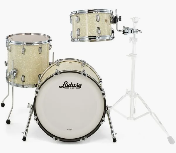 Ludwig Classic Maple Downbeat V.White detail 3