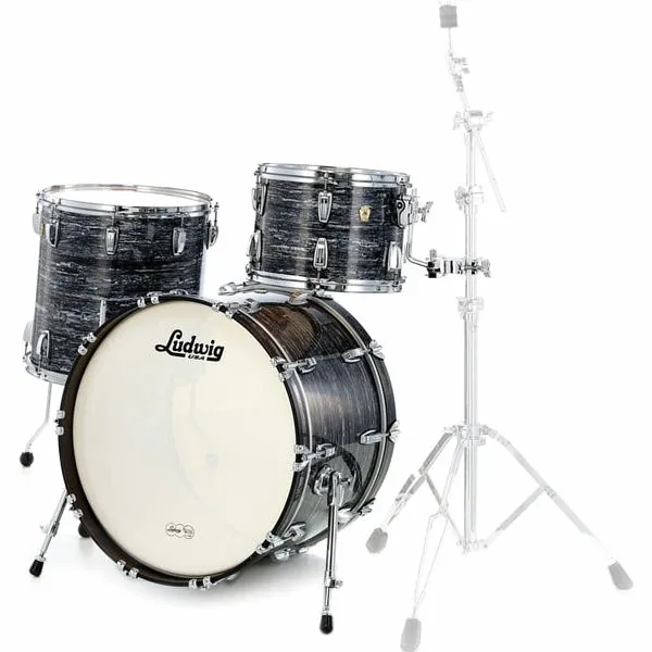 Ludwig Classic Maple Fab 22 Black Oy. vooraanzicht