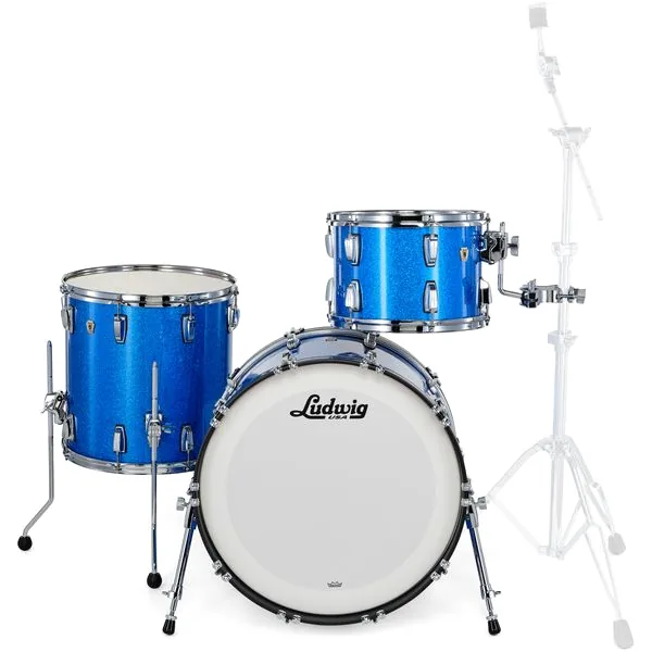 Ludwig Classic Maple Fab 22 Blue Sp. detail 3