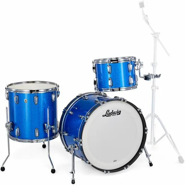 Ludwig Classic Maple Fab 22 Blue Sp. detail 4