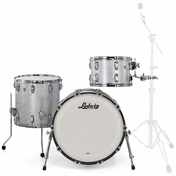 Ludwig Classic Maple Fab 22 Silver S. detail 3