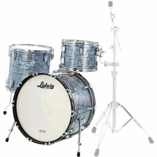 Ludwig Classic Maple Fab 22 Sky Blue vooraanzicht