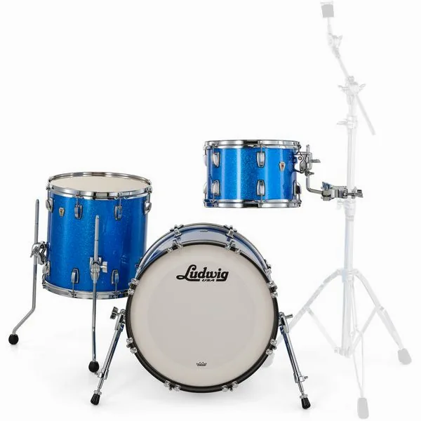Ludwig Classic Maple Jazz. Blue Sp. detail 3