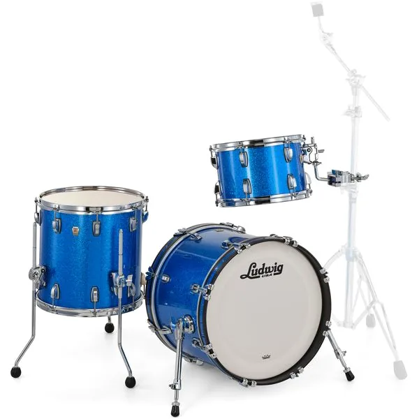 Ludwig Classic Maple Jazz. Blue Sp. detail 4