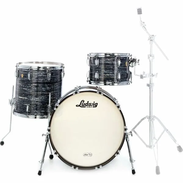 Ludwig Classic Maple Rock Black Oy. detail 2
