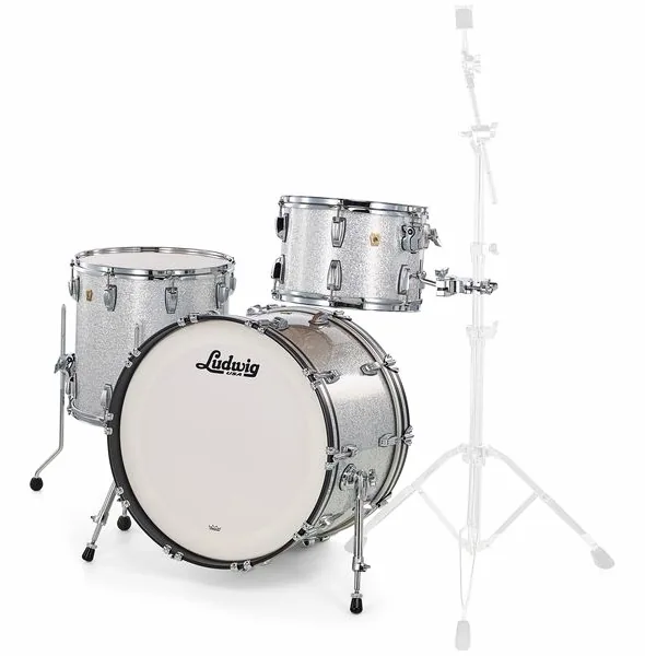 Ludwig Classic Maple Rock Silver Sp. detail 2