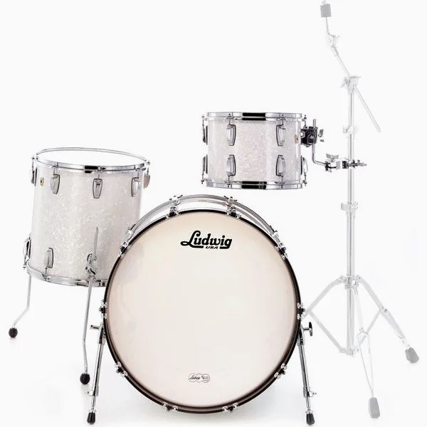 Ludwig Classic Maple Rock White Mar. detail 2