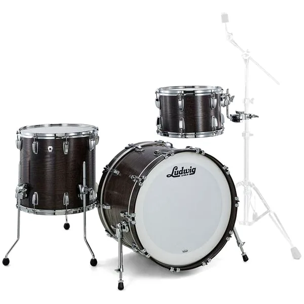 Ludwig Classic Oak Fab 22 Smoke detail 3