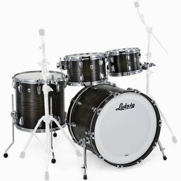 Ludwig Classic Oak Studio 22 Green B. detail 4